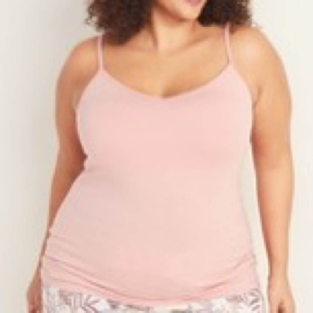 Old Navy V-Neck Shelf-Bra Cami (Celestial Peach)